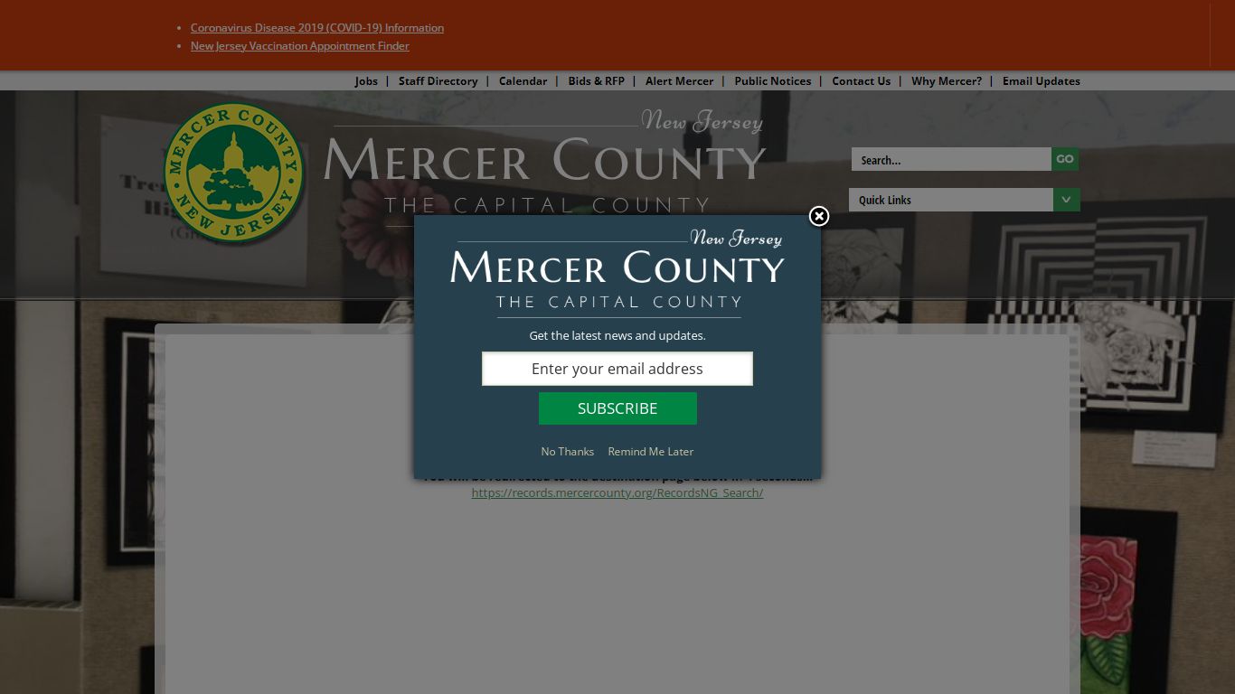 Property Records Search | Mercer County, NJ